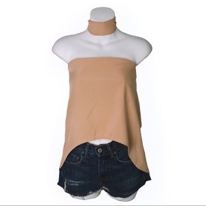 Jumeiyifang | Strapless Top w/ Matching Choker Set